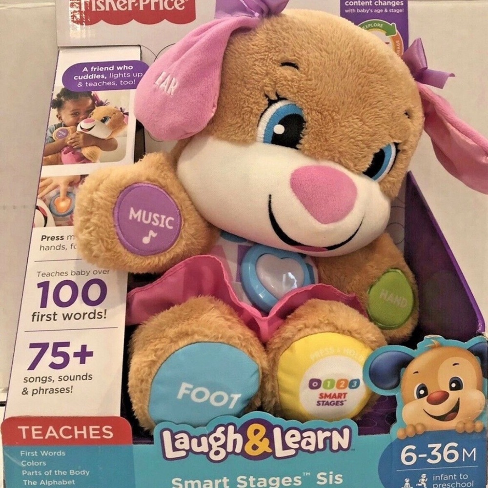 Smart Stages fisher price laugh and learn puppy In Box